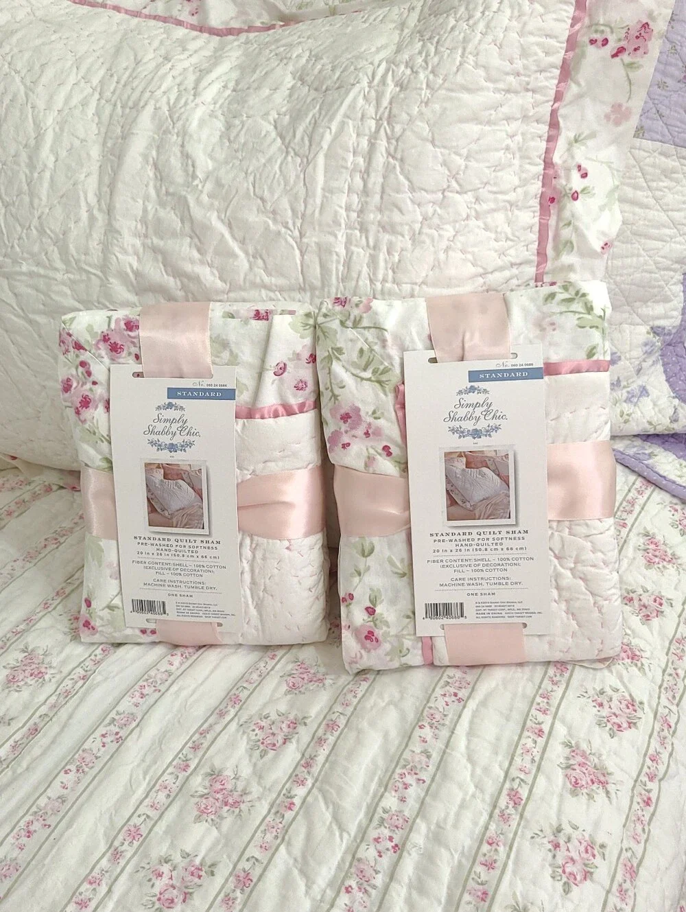 NEW Simply Shabby Chic Rachel Ashwell Pillow Sham Set